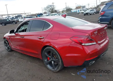 2019 Genesis G70 3.3T Dynamic из США, поврежденный, VIN KMTG34LE7KU017931